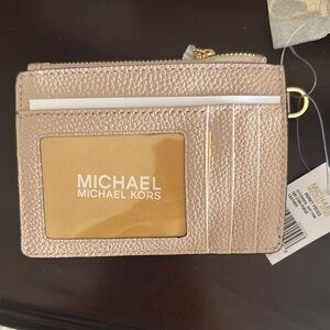 Michael Kors Rose Gold Card Holder